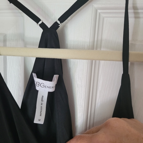 CLEARANCE! BCBG Slinky Black Maxi Dress M - Picture 9 of 12